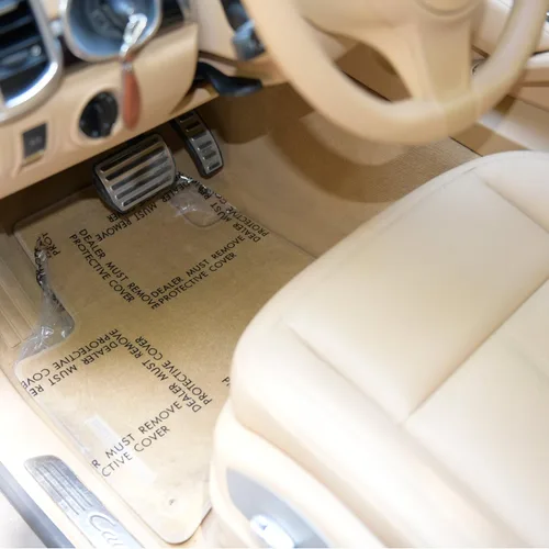 Miniatura 4 de CARCAREZ Rollo de película protectora adhesiva transparente para alfombra de automóvil, alfombrillas protectoras desechables adhesivas, hojas