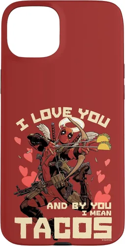 Miniatura 17 de Marvel Deadpool I Love You and by You I Mean Tacos - Carcasa para iPhone 17