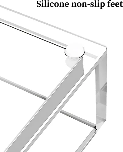 Miniatura 4 de Servilletero acrílico – Bandeja transparente más gruesa para toallas de invitados para baño, cocina, comedor, toallas de mano de papel desechables