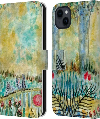 Miniatura 11 de Head Case Designs Officially Licensed Wyanne Half Light Nature 2 Leather Wallet Case Compatible with Apple iPhone 15 Plus