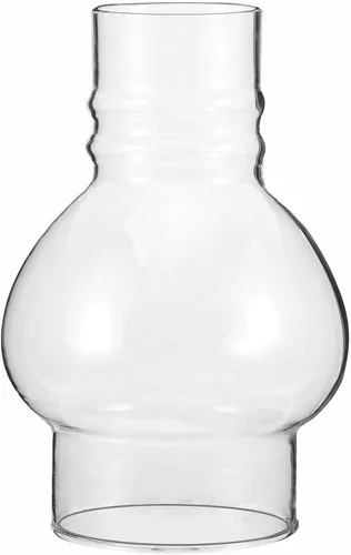 Lámpara de aceite Chimenea Base de 3 pulgadas 6 1/4 pulgadas de altura de queroseno Lámpara de lámpara de huracán Altura Reemplazo de vidrio
