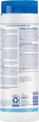 Tabletas de bromo Clorox® Pool&Spa™ Spa, para desinfección de bajo olor, restaura la claridad del agua, disolución rápida, 1.5 libras (paquete de 1)