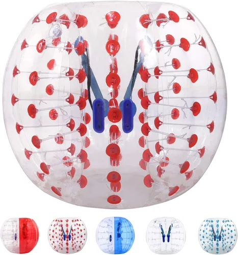 Miniatura 7 de Balones burbuja de fútbol inflables para adolescentes/adultos, bola de Zorb para el cuerpo de 1,2 m/1,5 m de diámetro, 1 paquete
