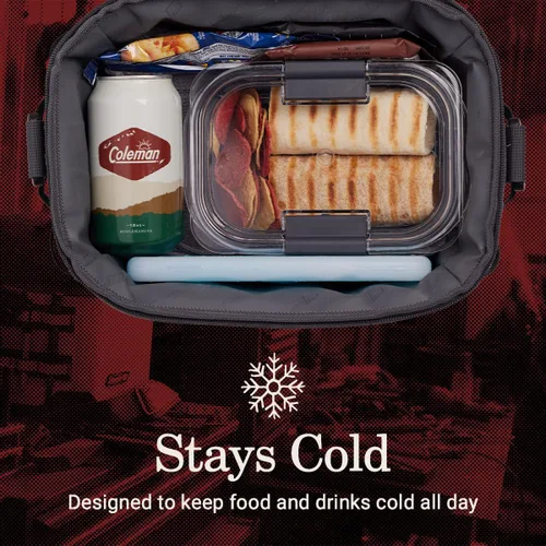 Miniatura 4 de Coleman Pro - Lonchera con aislamiento térmico, hielera portátil blanda para 16/24 latas, diseño para trabajo, resistente a pinchazos, con Diseño