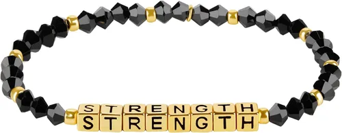 Miniatura 2 de INSPIRED VOICES Pulseras inspiradoras para mujer, pulseras motivacionales, joyas inspiradoras, pulseras elásticas con cuentas y regalos de aliento