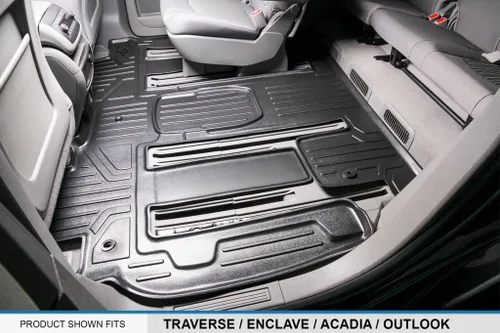 Miniatura 2 de SMARTLINER Juego de alfombrillas de segunda fila compatibles con Buick Enclave 2008-2017 BMW (Alpina XB7) 2021-2021