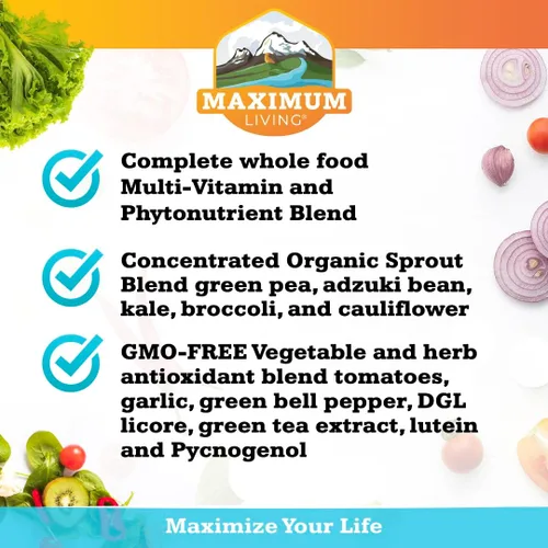 Miniatura 4 de Vita-Sprout - Mezcla de multivitamínicos y fitonutrientes integrales, 120 cápsulas