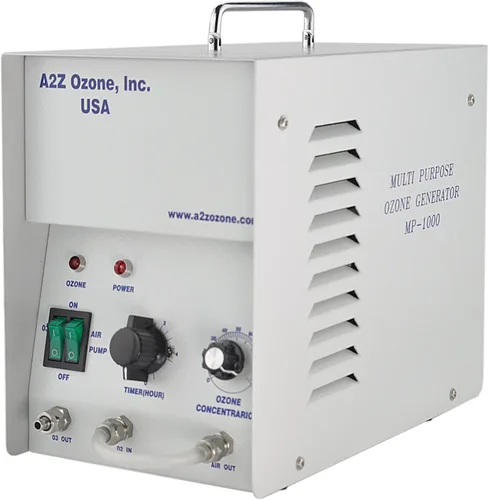 Generador de ozono MP-1000, ozonizador de saneamiento ligero para uso de agua con conexión de oxígeno opcional, hasta 1000 mg/h