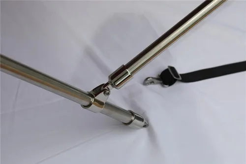 Miniatura 6 de Parte superior Bimini de acero inoxidable de 3 arcos compatible con Monterey 248 LS MONTURA CUDDY para modelos 2002-2006