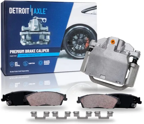 Detroit Axle - Kit de freno trasero para Chevy GMC Silverado Sierra Suburban 1500 Yukon Tahoe Avalanche Cadillac Escalade Pinza de freno de disco