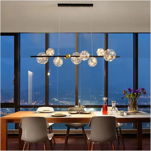 Modern Dining Room lamparas decoracion hogar moderno Smart Pendant Lights Decoration Salon Chandeliers for Dining Room,Dining Light Fixtures Cold