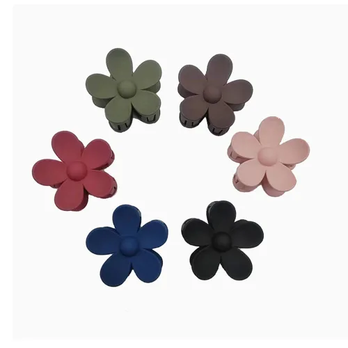 Pinzas de garra de flores para el cabello | Fuerte sujeción y pinzas antideslizantes para cabello grueso | Pinzas grandes de margaritas | Pinzas