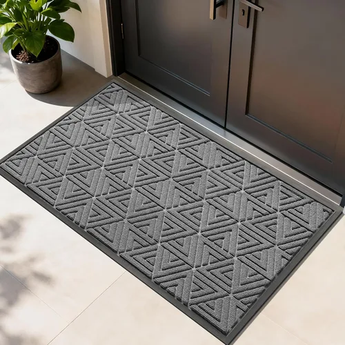 Miniatura 21 de Yimobra Alfombra para Puerta Delantera Exterior Entrada 29.5x17, Impermeable Resistente Alfombras Exteriores para Puerta Delantera, Alfombra