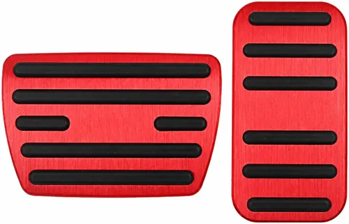 Accesorios interiores personalizados para Acura ILX/Integra/MDX 2014-2022 2023/RDX/TLX, cubiertas de pedal de acelerador de gas de aleación de Rojo