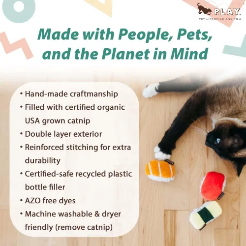 Miniatura 3 de P.L.A.Y. PET Lifestyle and You Feline Frenzy Farm to Tabby - Juguete chirriante para gatos