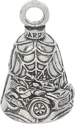 Miniatura 48 de Guardian Bell Good Luck Bell w/Keyring & Black Velvet Bag Motorcycle Bell Lead-Free Pewter Made in USA Phoenix Biker