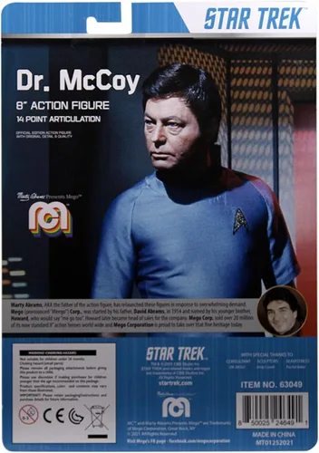 Miniatura 6 de Mego Figura de acción Dr. McCoy de 8 pulgadas