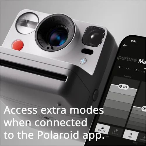 Miniatura 6 de Polaroid Now Plus Generation 3 - Cámara instantánea con sistema de enfoque automático de dos lentes y modo manual (blanco) Paquete con kit
