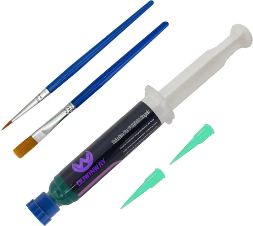 Paquete de 1 máscara de soldadura verde de curado UV, tinta de máscara de soldadura de curado UV, tinta de máscara de soldadura UV, tinta resistente