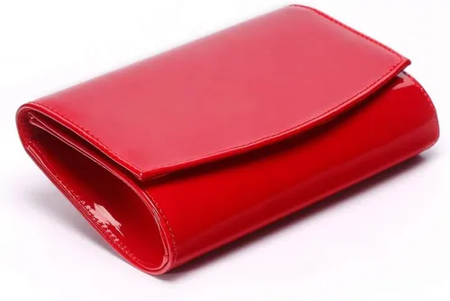 Miniatura 5 de WALLYN'S Carteras de charol para mujer, bolsos de mano de moda, bolso de noche, color sólido