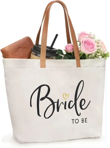 Miniatura 13 de ELEGANTPARK Mrs Bag Mrs Gifts 2025 Regalos para novia, bolsa de mano para boda, despedida de soltera, despedida de soltera, luna de miel, bolsa