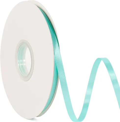 Miniatura 41 de Cinta de satén de color liso verde manzana de 1-1/2 pulgadas x 50 yardas, cinta de tela de poliéster de alta densidad de doble cara para envolver