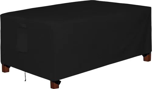 Miniatura 19 de Easy-Going Funda resistente 600D para muebles de patio, juego de mesa y silla rectangular al aire libre, funda impermeable para exteriores