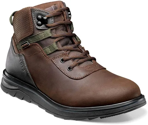 Miniatura 4 de Nunn Bush Luxor - Botas alpinas impermeables para hombre, tobillo chukka de cuero ligero