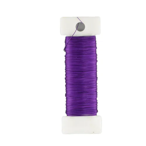 Miniatura 17 de HAHIYO Alambre Negro de Calibre 22 - 1 Rollo, 38 Yardas (115 Pies) Alambre Floral Flexible para Manualidades, Coronas de Navidad, Arreglos