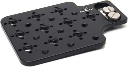 con tornillos de 3/8 pulgadas, extensión lateral de cámara, placa pequeña universal, compatible con todos los modelos de cámara, panel lateral de