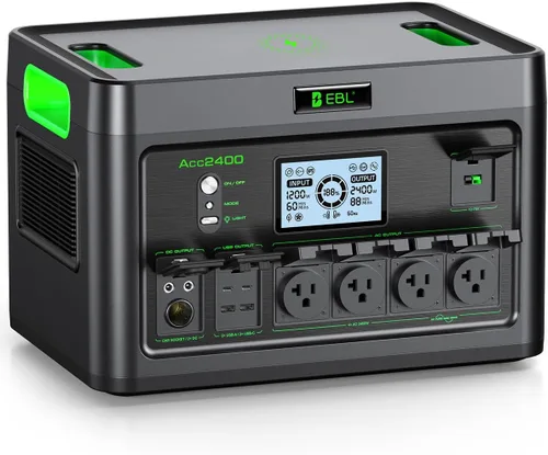 Miniatura 10 de EBL Estación de energía portátil de 1000 W, generador solar de 999 Wh, batería de reserva de carga rápida con carga inalámbrica de 10 W y múltiples