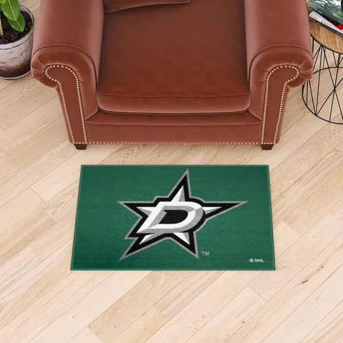 Miniatura 2 de FANMATS 10634 Dallas Stars Starter Mat Accent Rug - 19 pulgadas x 30 pulgadas Alfombra de decoración del hogar para fanáticos de los deportes