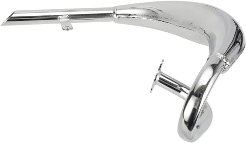 Miniatura 6 de FVRITO Silenciador de Escape Cromado de Alto Rendimiento Cámara de Expansión Tubo Junta Silenciador para Motor de 2 Tiempos 50cc 66cc 80cc 100cc