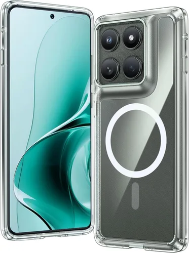 Miniatura 130 de FNTCASE Funda para iPhone 13 Pro-Max: Fundas magnéticas transparentes compatibles con Magsafe Slim anti amarillamiento protección contra caídas