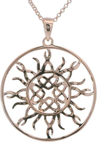 Miniatura 3 de Amazon Essentials . Collar con colgante celta de plata de ley 925 para mujer, cadena Rolo de 18 pulgadas, joyería hipoalergénica para mujer