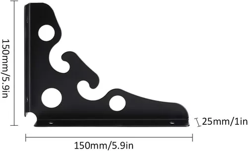 Miniatura 2 de Soportes creativos de pared flotantes de metal triangular, diseño de gancho para colgar perchas de ropa, sala de estar, estudio, dormitorio, baño