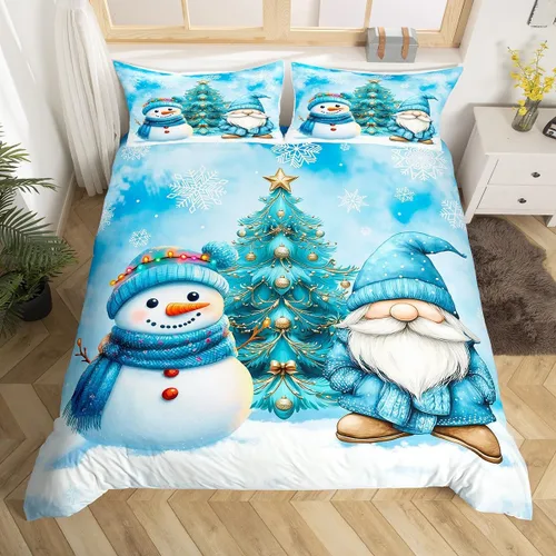 Miniatura 28 de Erosebridal Divertida funda de edredón de Halloween para niños, juego de ropa de cama de calabaza fantasma, decoración de Halloween para niños