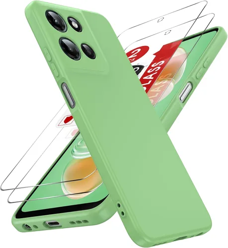 Miniatura 195 de LeYi Funda para Motorola Moto G Play 4G 2024: Funda para Moto G Play 4G 2024 con funda delgada y antiarañazos, silicona líquida a prueba de golpes