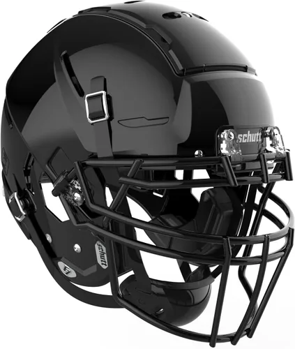 Miniatura 7 de Schutt F7 2.0 Casco de Fútbol Americano Universitario - Hombres, Niños (14+) - Blanco Brillante Moldeado, Negro - Mediano - Fútbol NCAA - Exterior