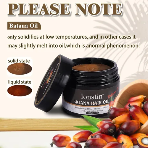Miniatura 5 de Aceite de batana crudo para el crecimiento y reparación del cabello – Tratamiento anti pérdida de cabello, control de encrespamiento y rescate