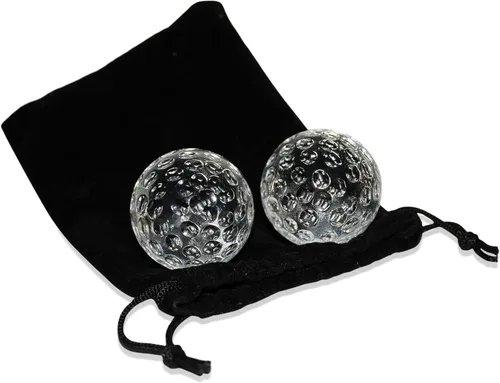 Enfriadores de whisky y bolsa para congelador - Juego de 2 piedras de whisky de cristal para enfriar vodka, whisky y whisky escocés - Cada piedra