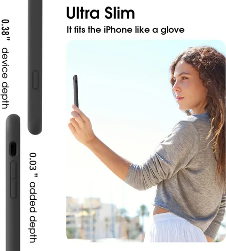 Miniatura 4 de Vooii Funda compatible con iPhone 8 Plus, iPhone 7 Plus, protección de goma de gel de silicona suave, forro de microfibra, carcasa rígida a prueba