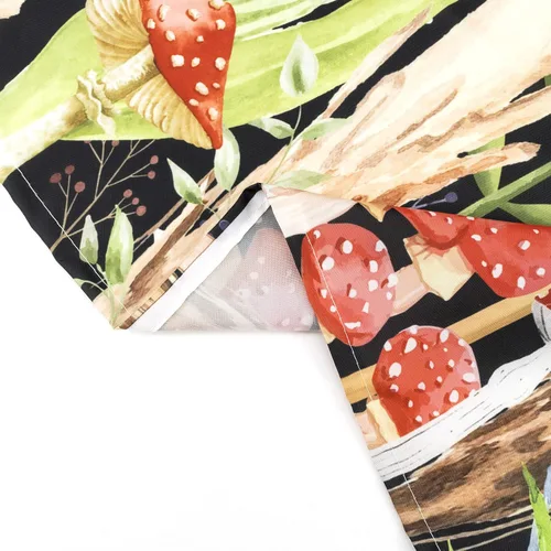 Miniatura 7 de HVEST Tapiz de hongos para colgar en la pared, tapiz bohemio de plantas y mariposas, noche con fase lunar y estrella, decoración de pared