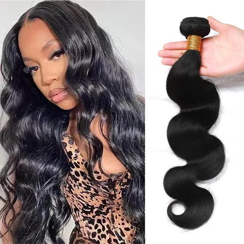 Miniatura 15 de Extensiones de cabello humano ondulado rubio 613 de 12 pulgadas, 100% sin procesar, grado 14A, cabello humano virgen brasileño sin procesar, 1