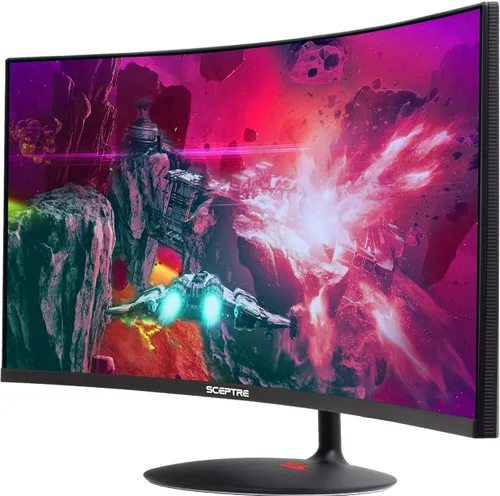 Miniatura 4 de Sceptre Monitor LED creativo curvo UltraWide 21: 9 de 34 pulgadas 2560x1080 HDMI DisplayPort sin marco hasta 100Hz, negro máquina 2020 (C345W-2560UN)