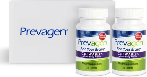 Miniatura 13 de Prevagen Fuerza Extra - Tabletas masticables de bayas mixtas - 30 tabletas (suministro para 1 mes) Formulado para tu cerebro 20 mg