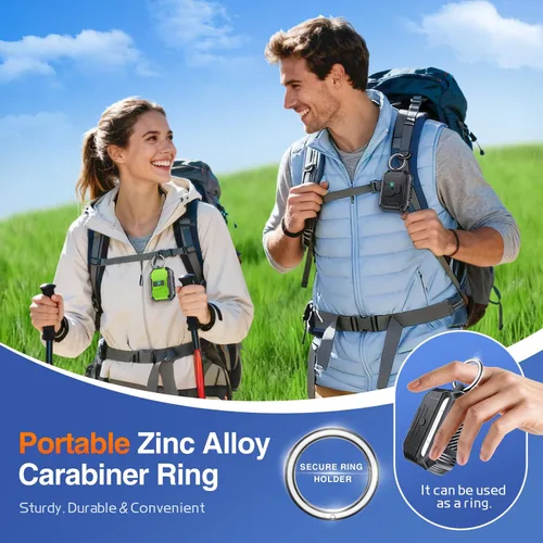Miniatura 6 de Amoured AutoPOP - Funda para AirPods Pro de 1ª generación con cerradura y llavero, protección resistente de 360° y mecanismo de apertura de 1 clic
