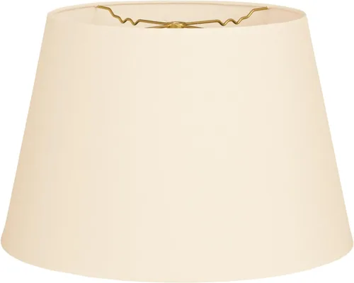 Miniatura 8 de Royal Designs, Inc. Persiana de tambor poco profundo cónico, HB-606-12BG, beige, 8 x 12 x 8.5