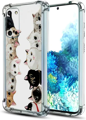 Miniatura 32 de Funda para Galaxy S20 FE 5G, atrapasueños, protección contra caídas espaciales, a prueba de golpes, TPU de cuerpo completo, resistente a