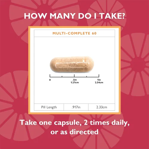Miniatura 4 de Celebrate Vitamins Multi-Complete, 60mg Hierro – Multivitamínico bariátrico diario para pacientes con gastrectomía de manga y cirugía de bypass